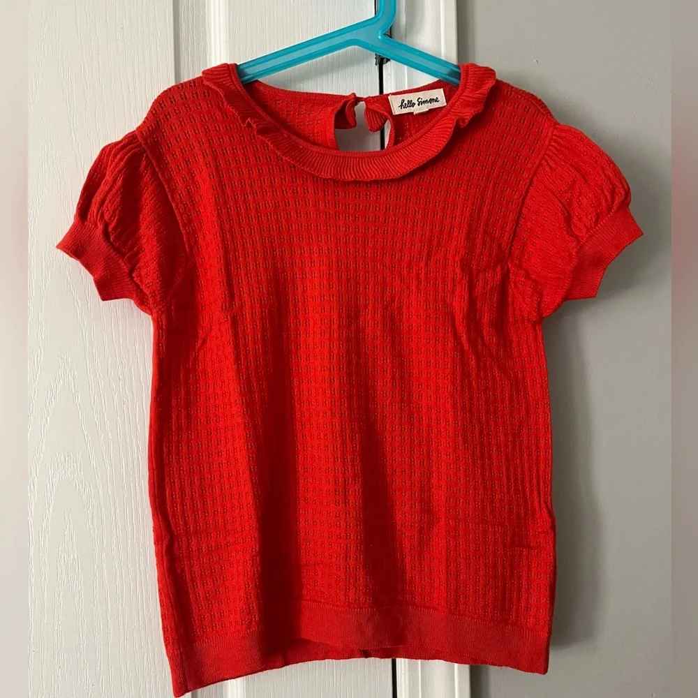 Hello Simone Sweater Top - Picture 1 of 2
